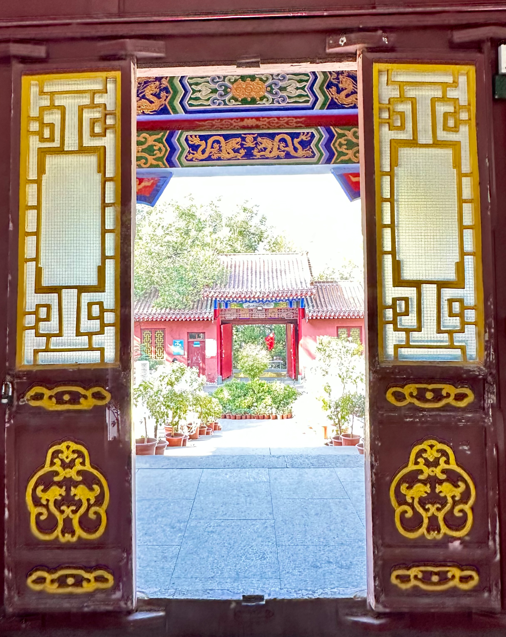 Inside the entrance of Far View Tower