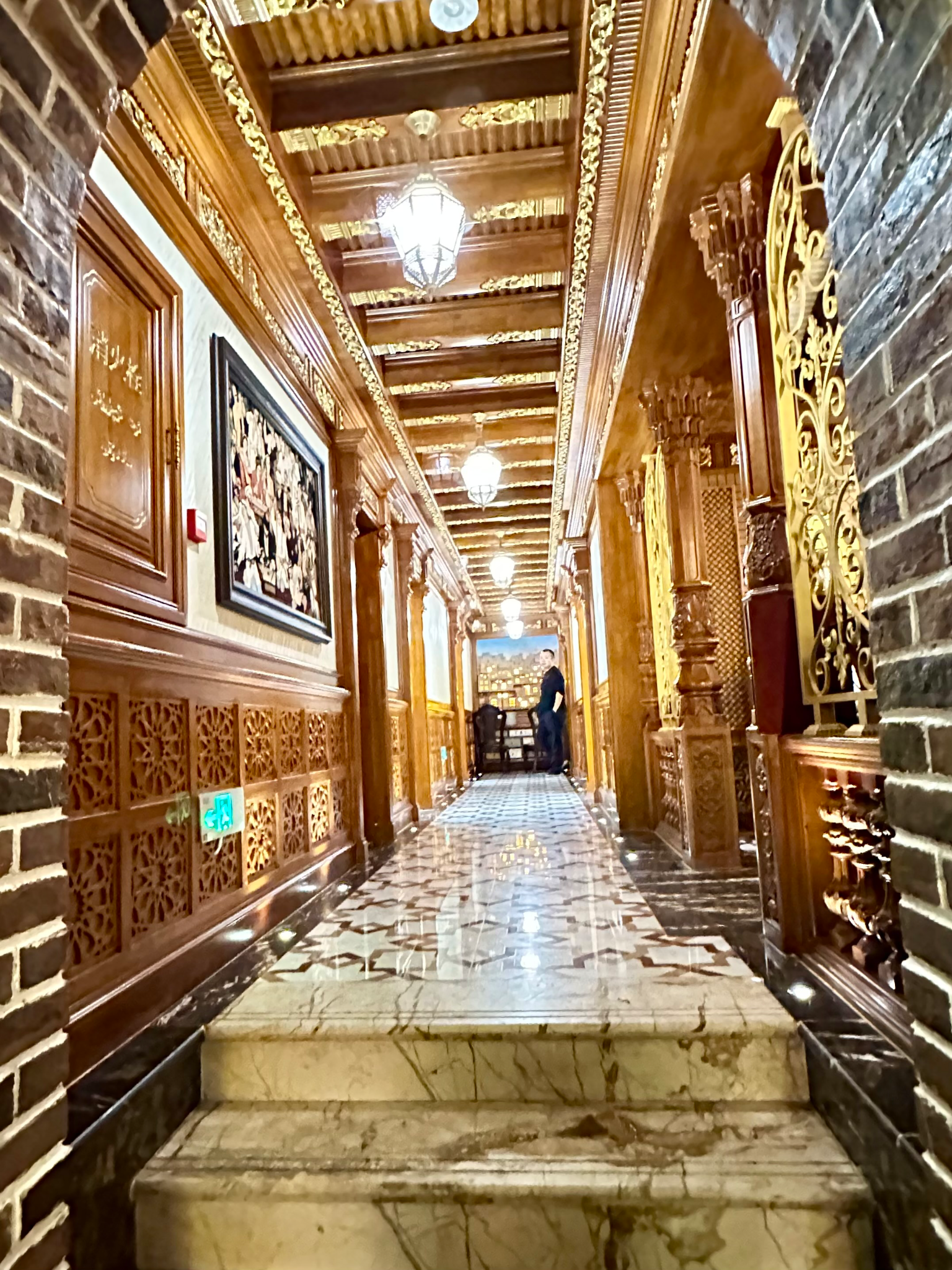 A typical Kashgar restaurant